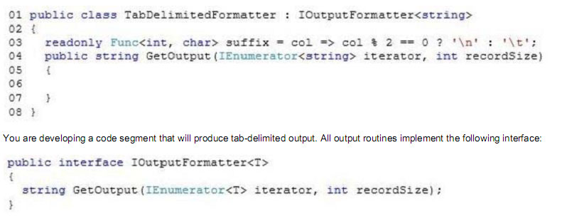 pass4itsure 070-483 question