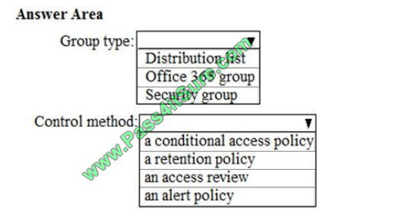 Pass4itsure Microsoft ms-100 exam questions q13